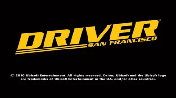 Driver San Francisco screen shot title